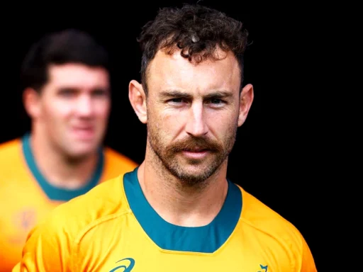 Nic White, Wallabies scrum-half, in action for Exeter Chiefs during a Gallagher Premiership match. Exeter is reportedly considering his return to Sandy Park for the remainder of the season to address their scrum-half issues.