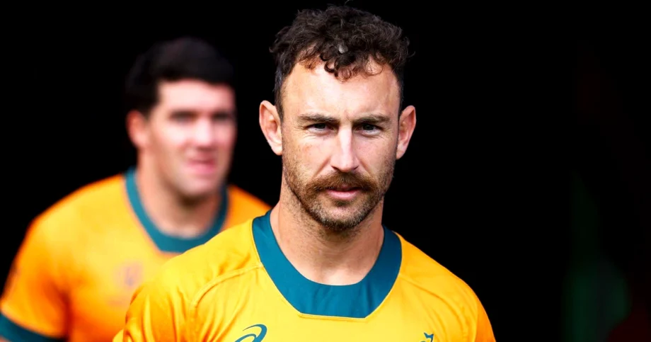 Nic White, Wallabies scrum-half, in action for Exeter Chiefs during a Gallagher Premiership match. Exeter is reportedly considering his return to Sandy Park for the remainder of the season to address their scrum-half issues.